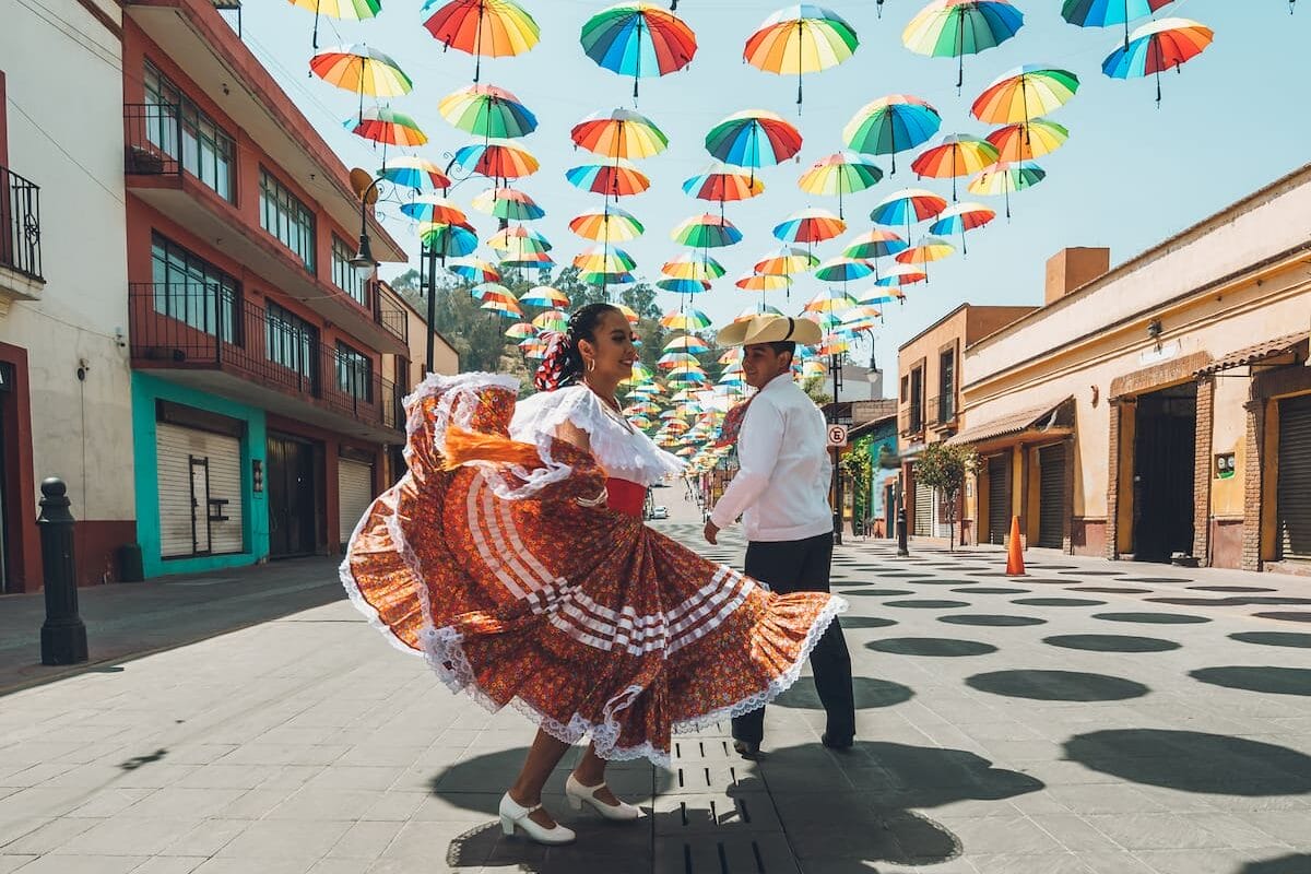 Traditional Mexican dancers.