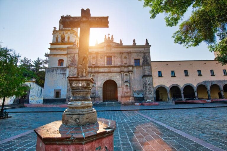 San Juan Bautista Church in Coyoacan.