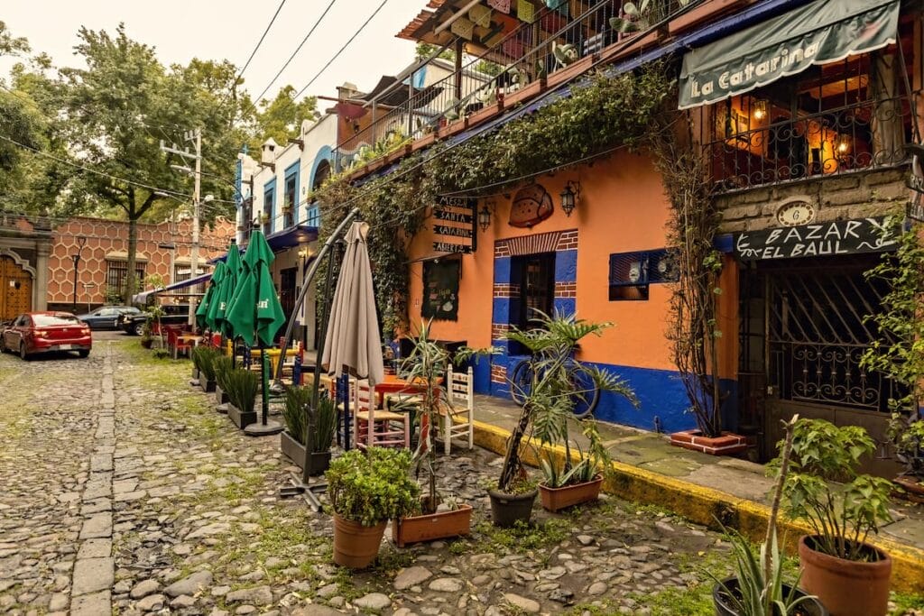 Traditional restaurant in Coyoacan.