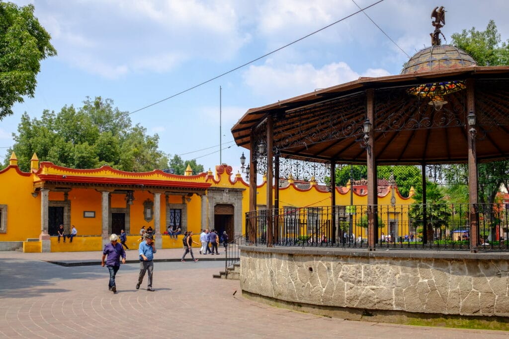 Town Hall Plaza in Coyoacan.