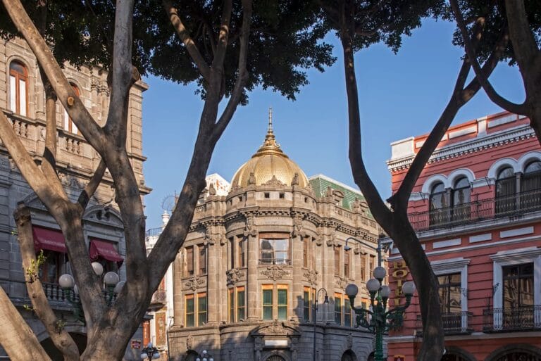 The Colonial Palace in Puebla.