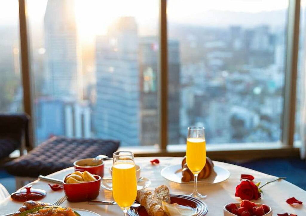 Mexico City views from Sofitel Hotel.