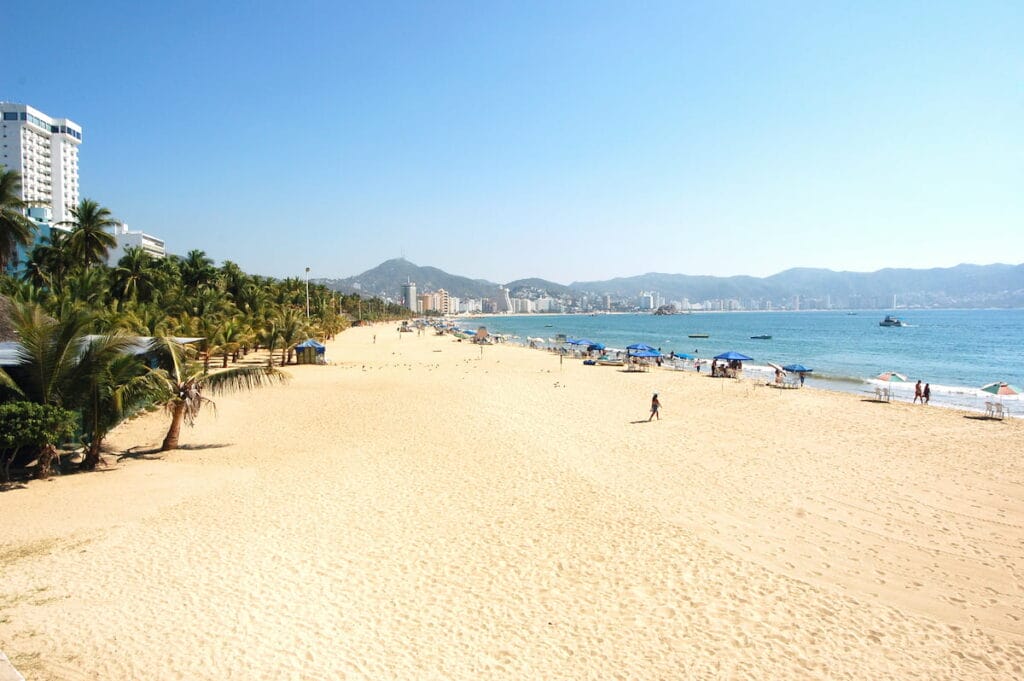 A beach in Acapulco.