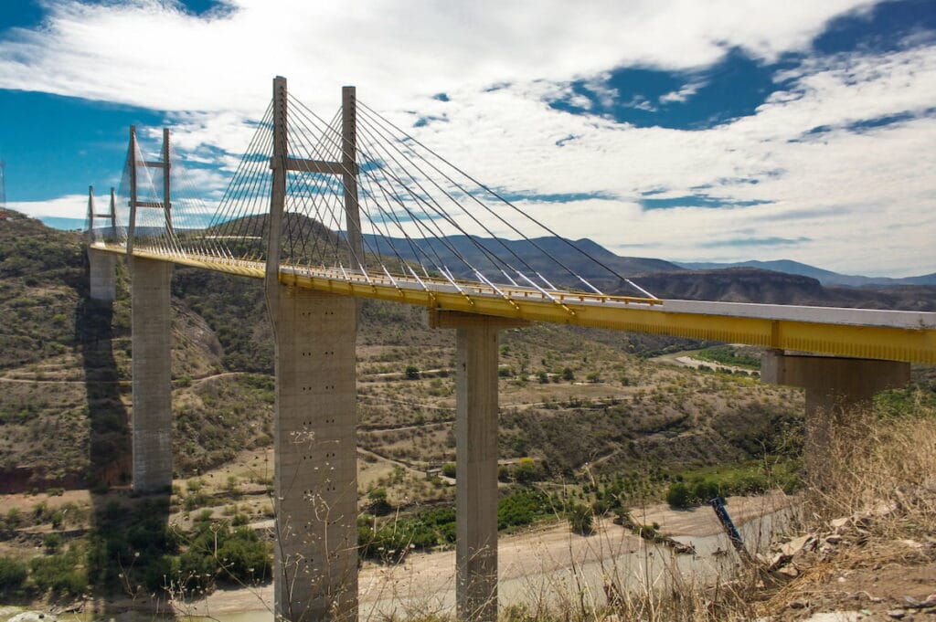 Highway bridge in Acapulco.