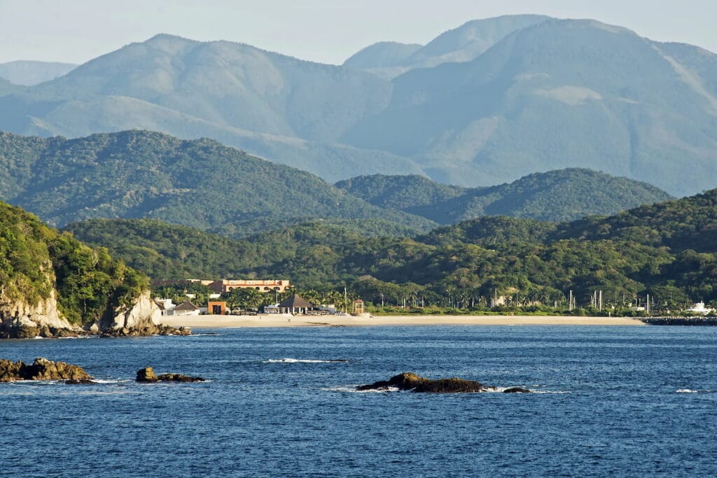 The bays of Huatulco.