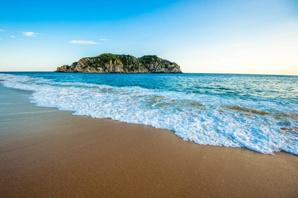 Visit the Cacaluta Beach in Huatulco - one of the best things to do in Huatulco.