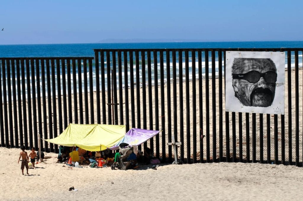The border of TIjuana.