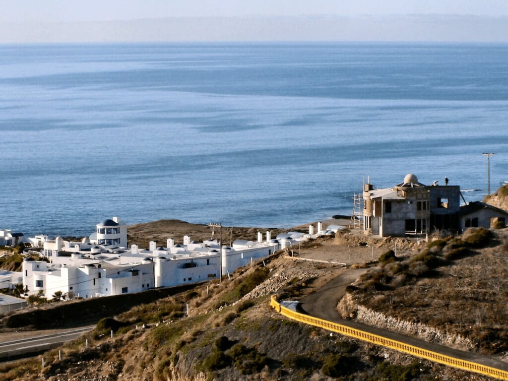 Overview of TIjuana coastline.