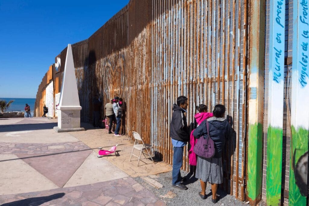 Border in TIjuana.