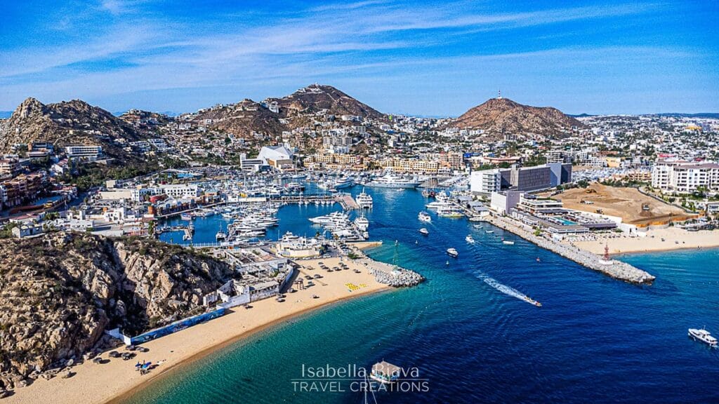 Cabo Medano beach aerial view