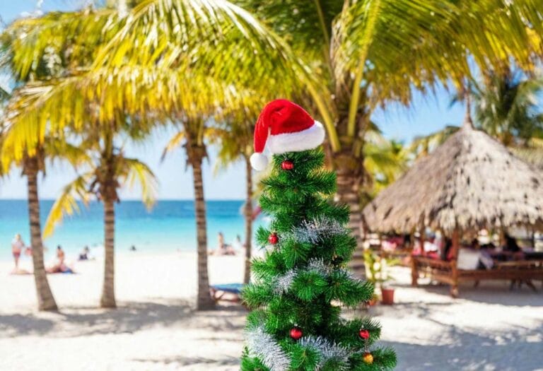 Mexico beach in december