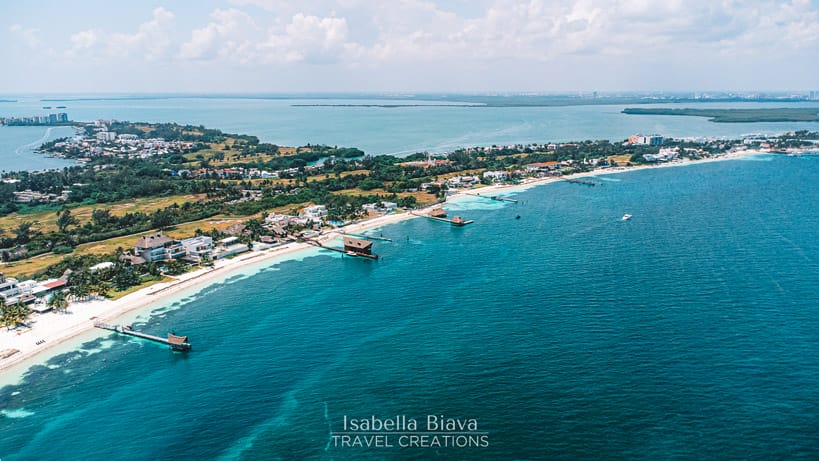 Cancun Aerial View Beach 