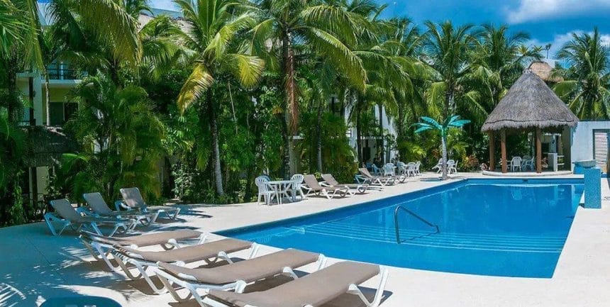 pool garden
