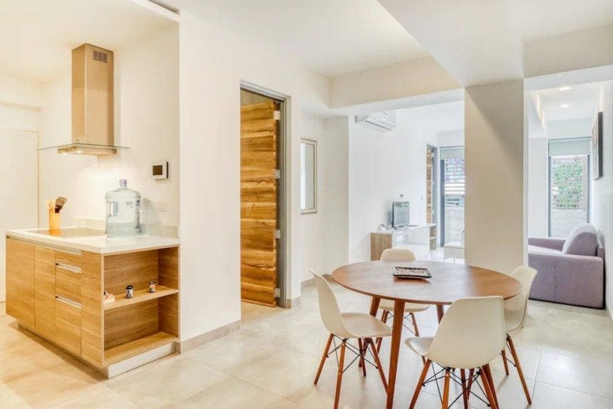 living and kitchen
