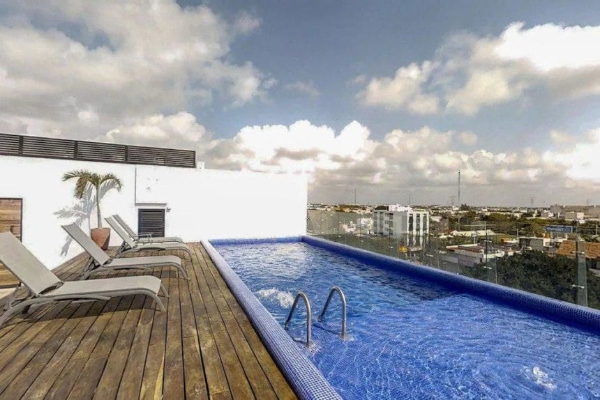 rooftop pool