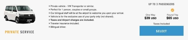 Cancun airport transfer