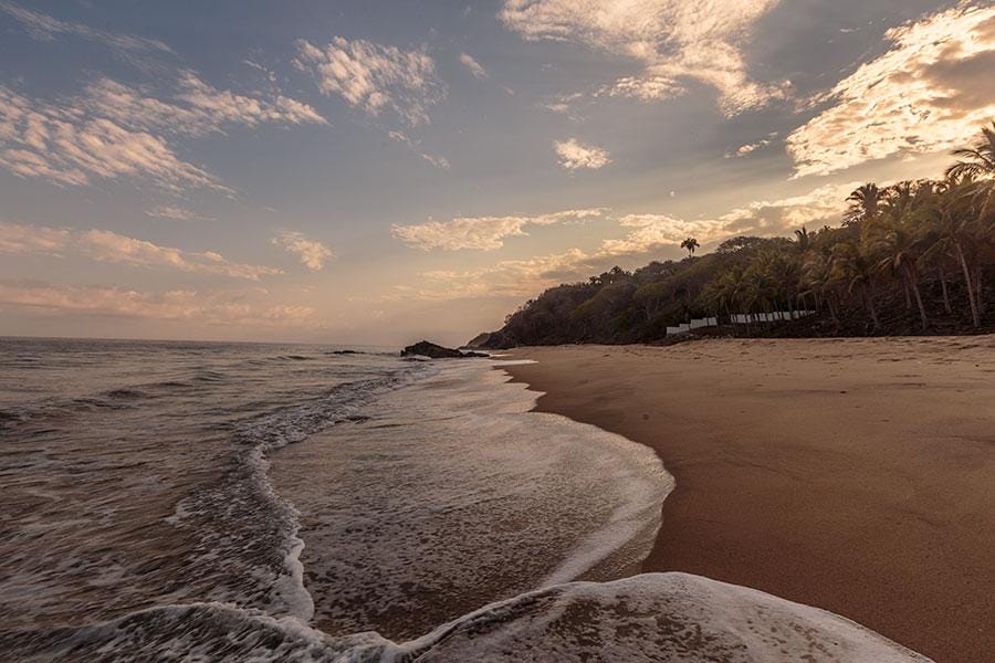 San Pancho beach almost Sunset