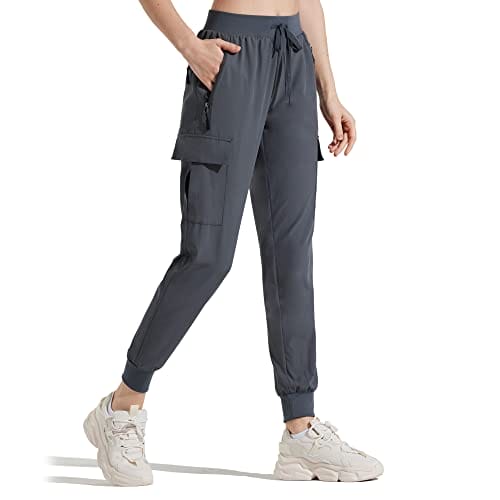 M MAROAUT Hiking Pants Women Joggers for Women Cargo Pants Women Summer Pants Women Lounge Pants Women Gray L